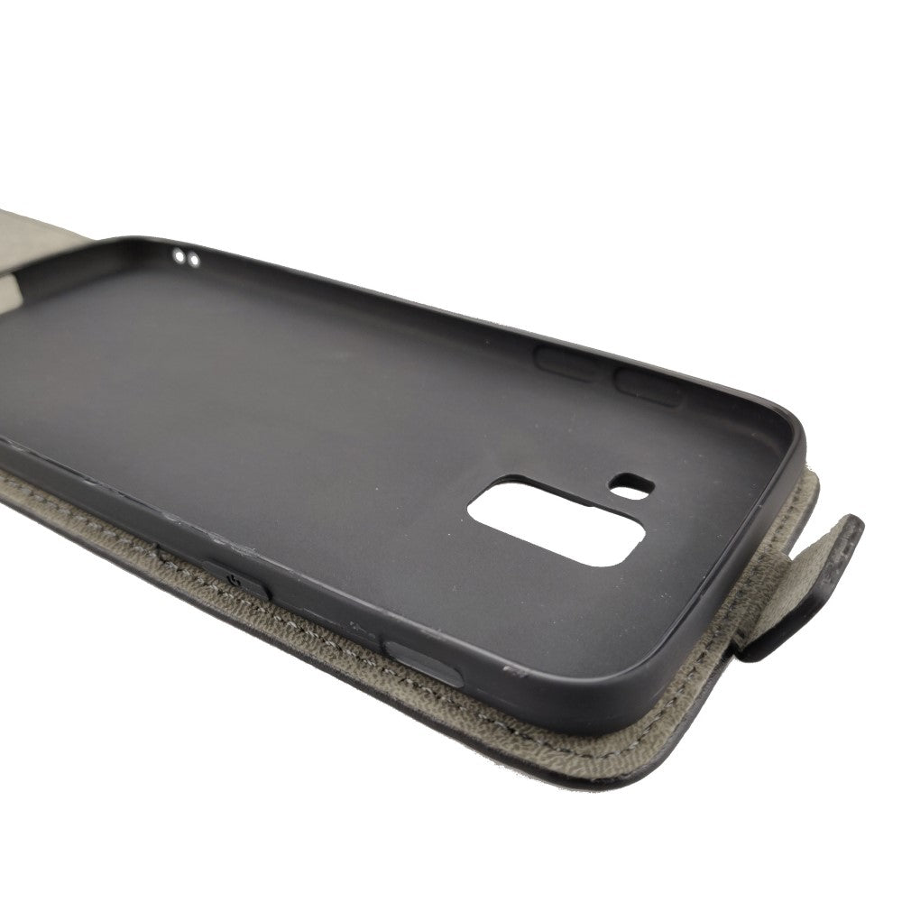 Flip Case für Samsung Galaxy J6 2018 TPU Flexi Slim Klapp Etui Magnet