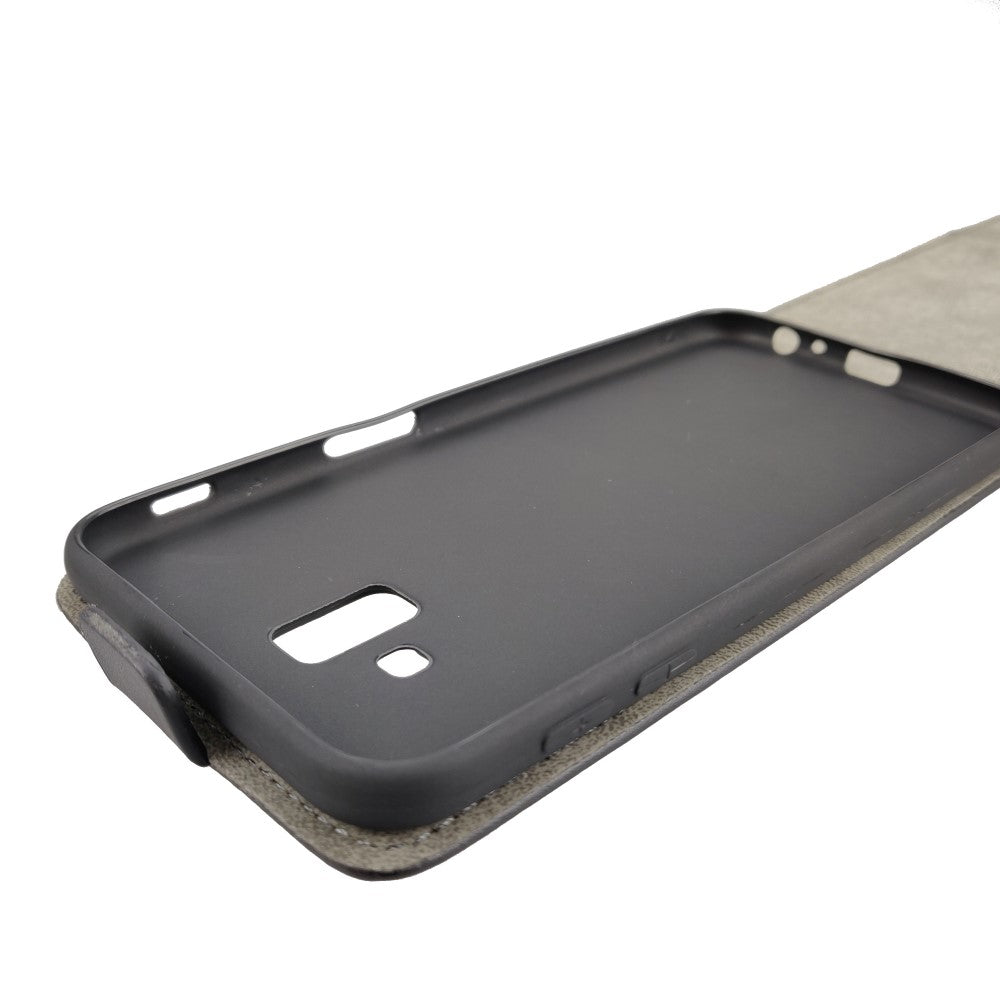 Flip Case für Samsung Galaxy J6+ 2018 TPU Flexi Slim Klapp Etui Magnet