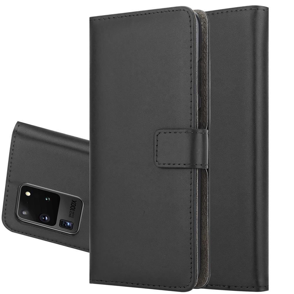 Wallet Case für Samsung Galaxy S20 Ultra Genuine Split Echt Leder Handy Tasche