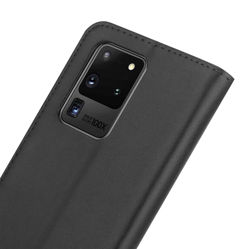 Wallet Case für Samsung Galaxy S20 Ultra Genuine Split Echt Leder Handy Tasche