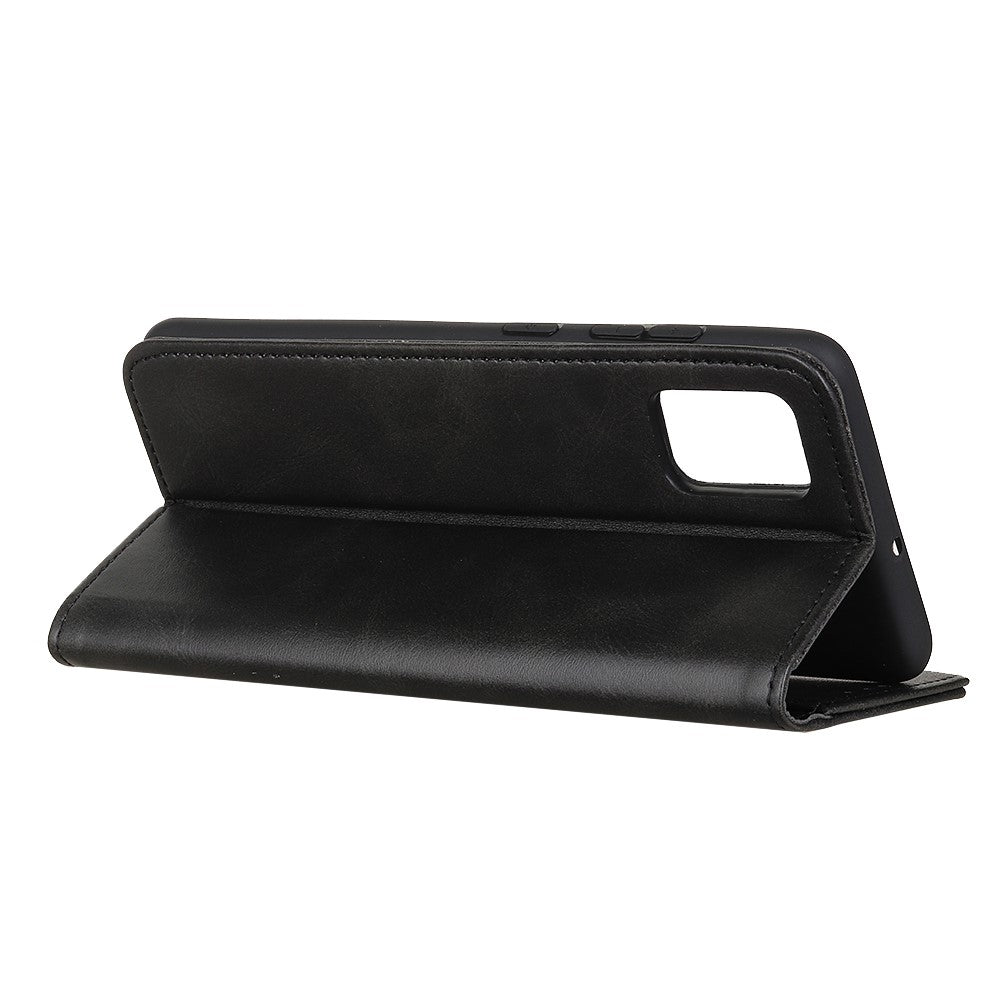 Wallet Case für Samsung Galaxy A71 Echt Leder Magnet Handy Tasche