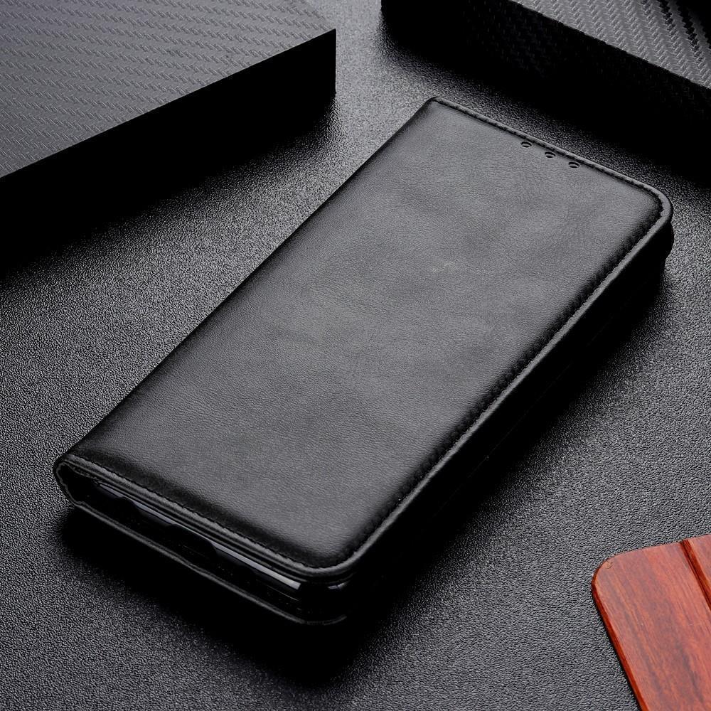 Wallet Case für Samsung Galaxy A71 Echt Leder Magnet Handy Tasche