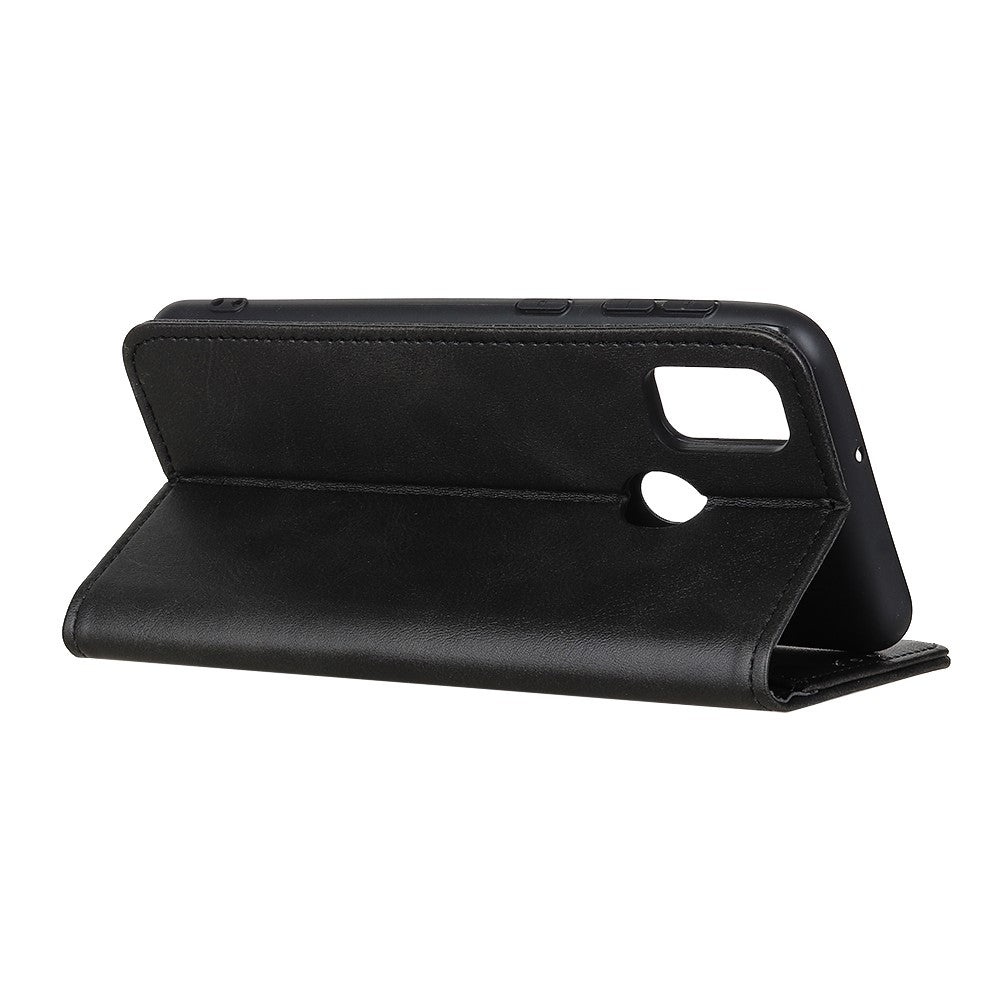 Wallet Case für Samsung Galaxy A21s Echt Leder Magnet Handy Tasche