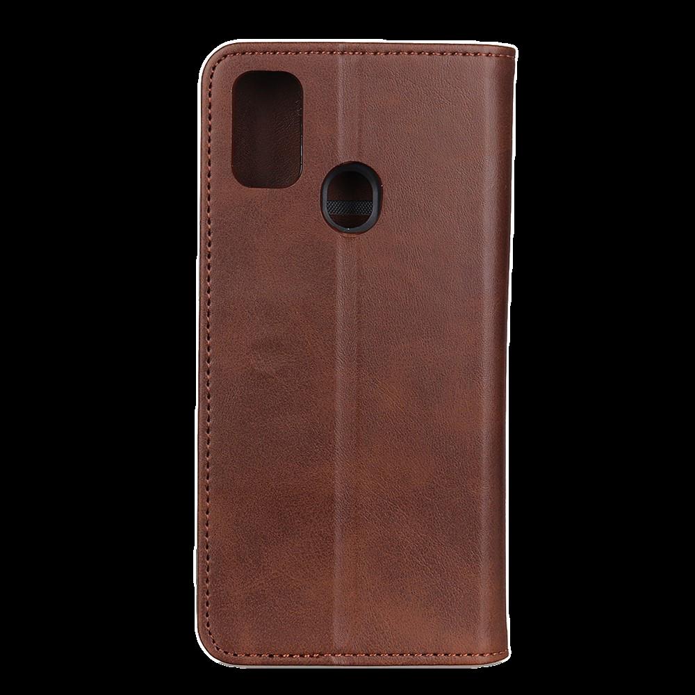 Wallet Case für Samsung Galaxy A21s Echt Leder Magnet Handy Tasche