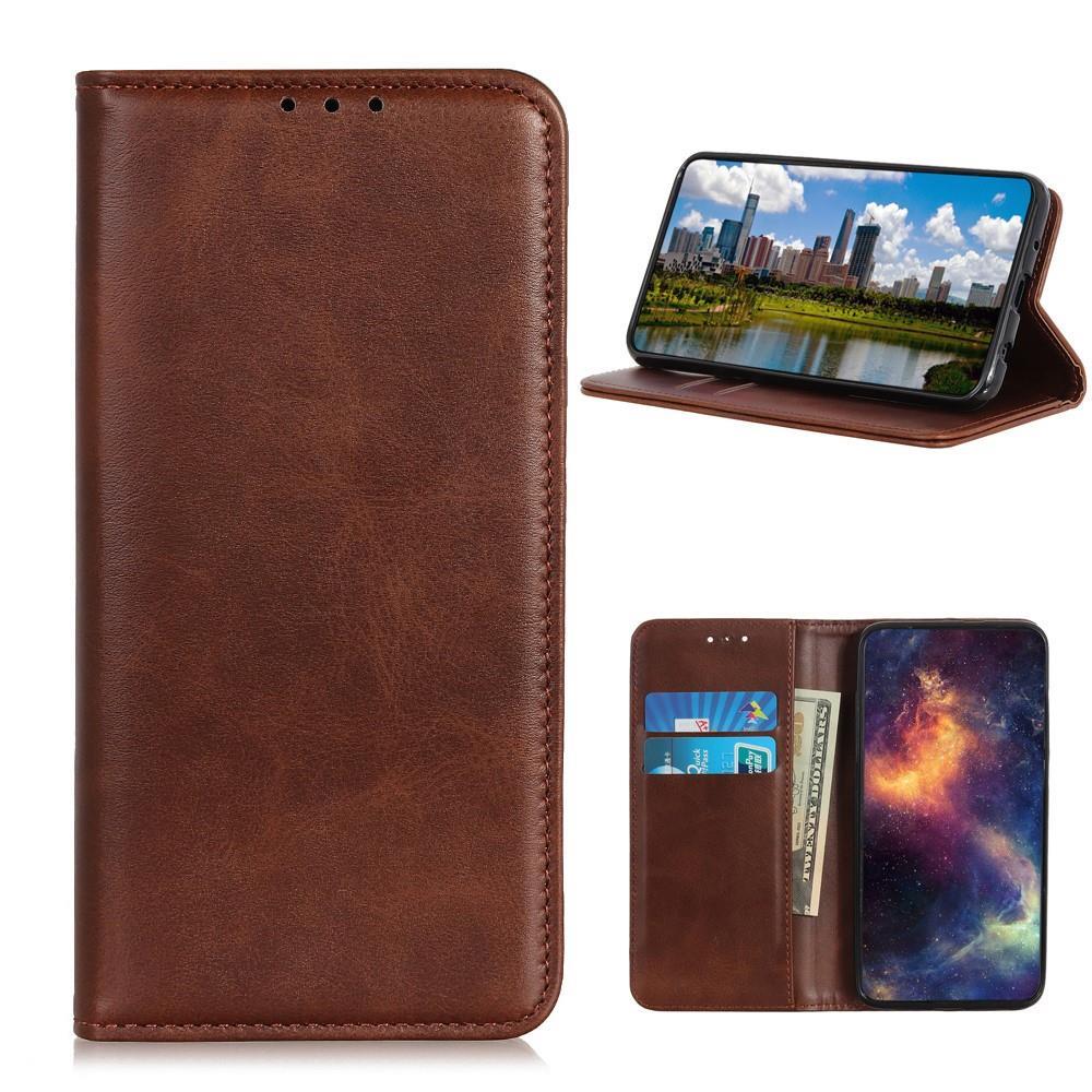 Wallet Case für Samsung Galaxy A42 5G Echt Leder Magnet Handy Tasche