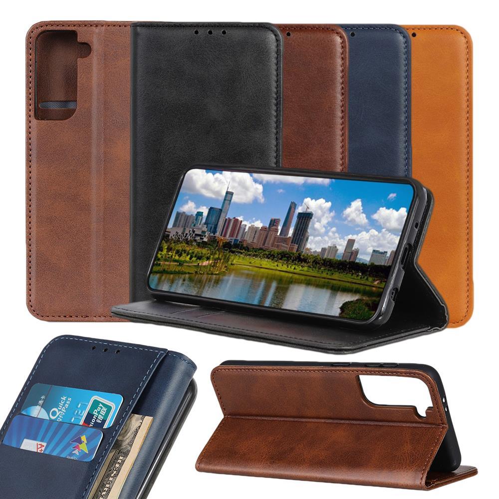 Wallet Case für Samsung Galaxy S21 PLUS Echt Leder Magnet Handy Tasche Hülle