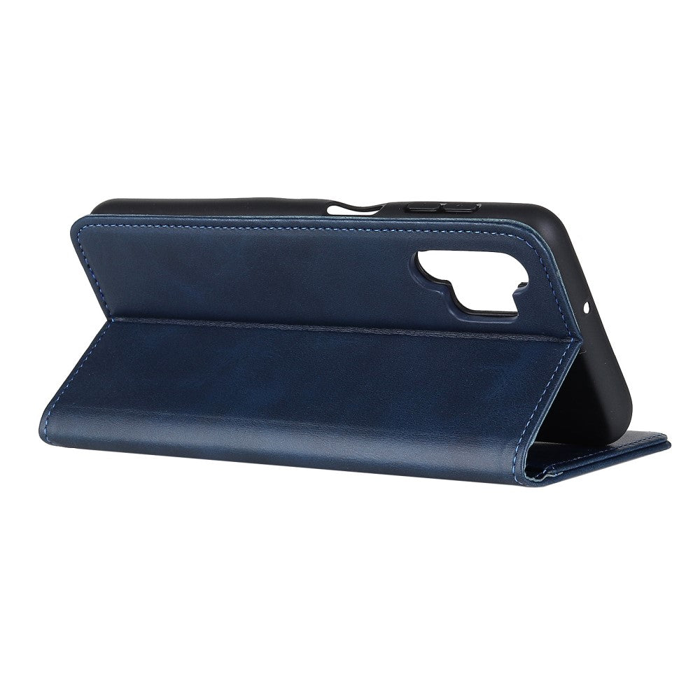 Wallet Case Echt Leder Magnet Handy Tasche Schutzhülle für Samsung Galaxy A32 5G