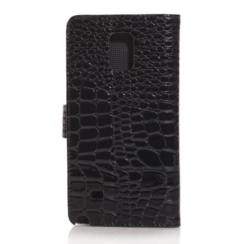 Wallet Case für Samsung Galaxy Note 4 Croco Leder Skin