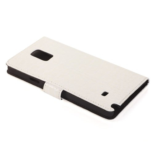 Wallet Case für Samsung Galaxy Note 4 Croco Leder Skin
