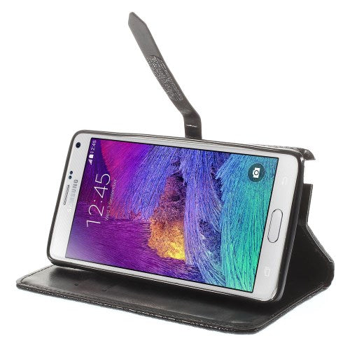 Wallet Case für Samsung Galaxy Note 4 TPU Stylish Rhombus