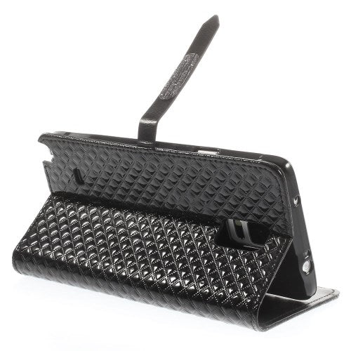 Wallet Case für Samsung Galaxy Note 4 TPU Stylish Rhombus