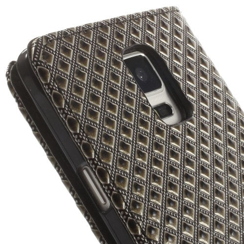 Wallet Case für Samsung Galaxy Note 4 TPU Stylish Rhombus
