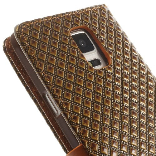 Wallet Case für Samsung Galaxy Note 4 TPU Stylish Rhombus