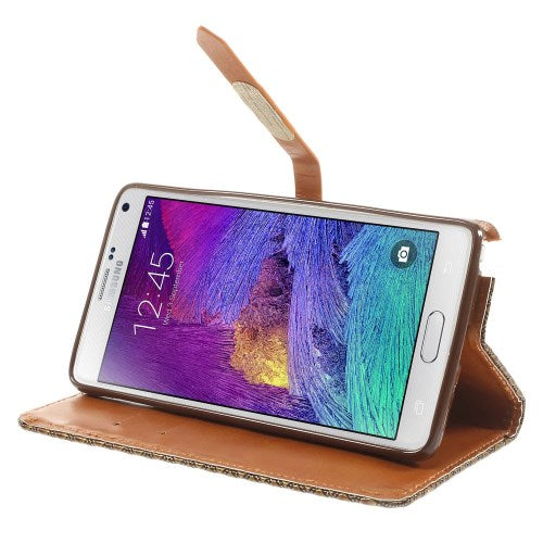 Wallet Case für Samsung Galaxy Note 4 TPU Stylish Rhombus