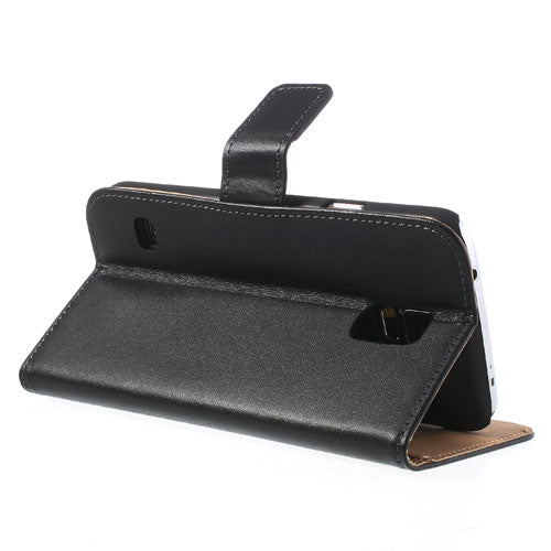 Wallet Case für Samsung Galaxy S5 G900 Echt Leder Magnet