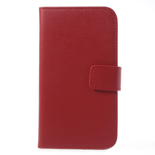 Wallet Case für Samsung Galaxy S5 G900 Echt Leder Magnet