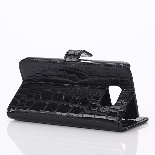 Wallet Case für Samsung Galaxy S6 G920 Crocodile Skin