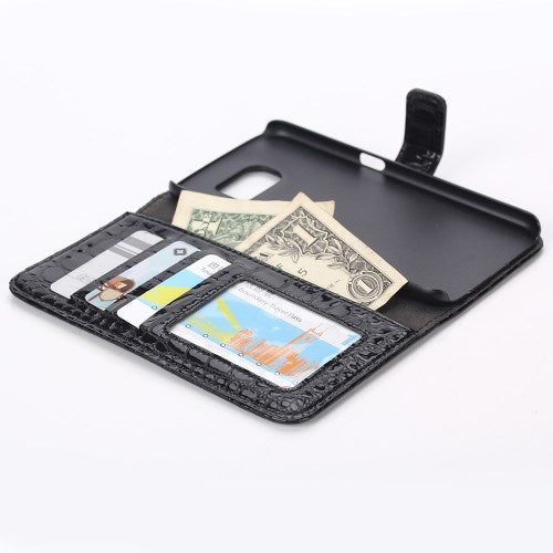 Wallet Case für Samsung Galaxy S6 G920 Crocodile Skin