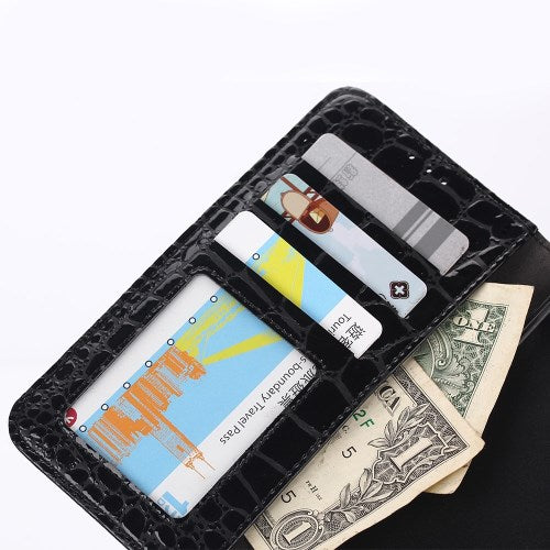 Wallet Case für Samsung Galaxy S6 G920 Crocodile Skin