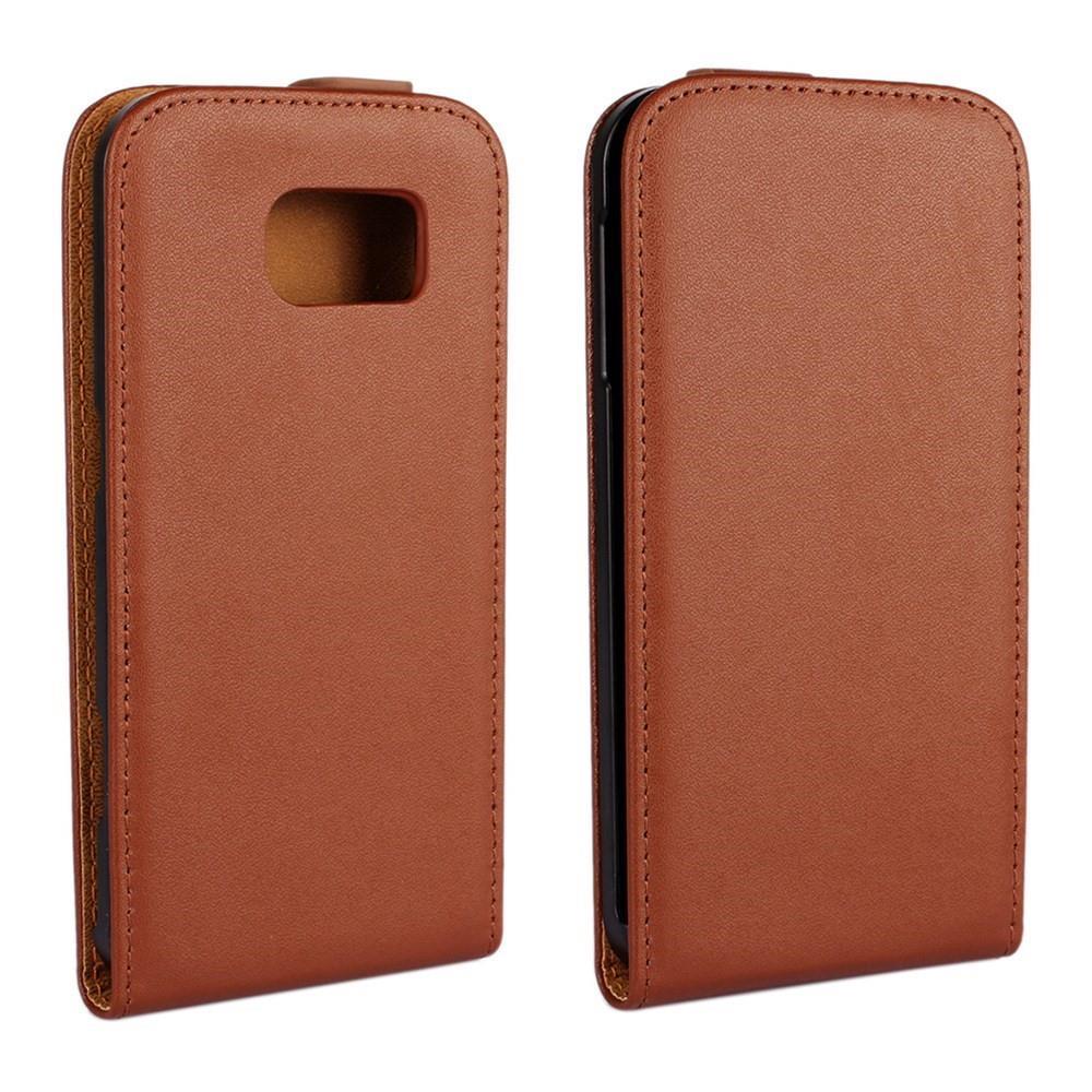 Flip Case für Samsung Galaxy S6 G920 Echt Leder Magnet