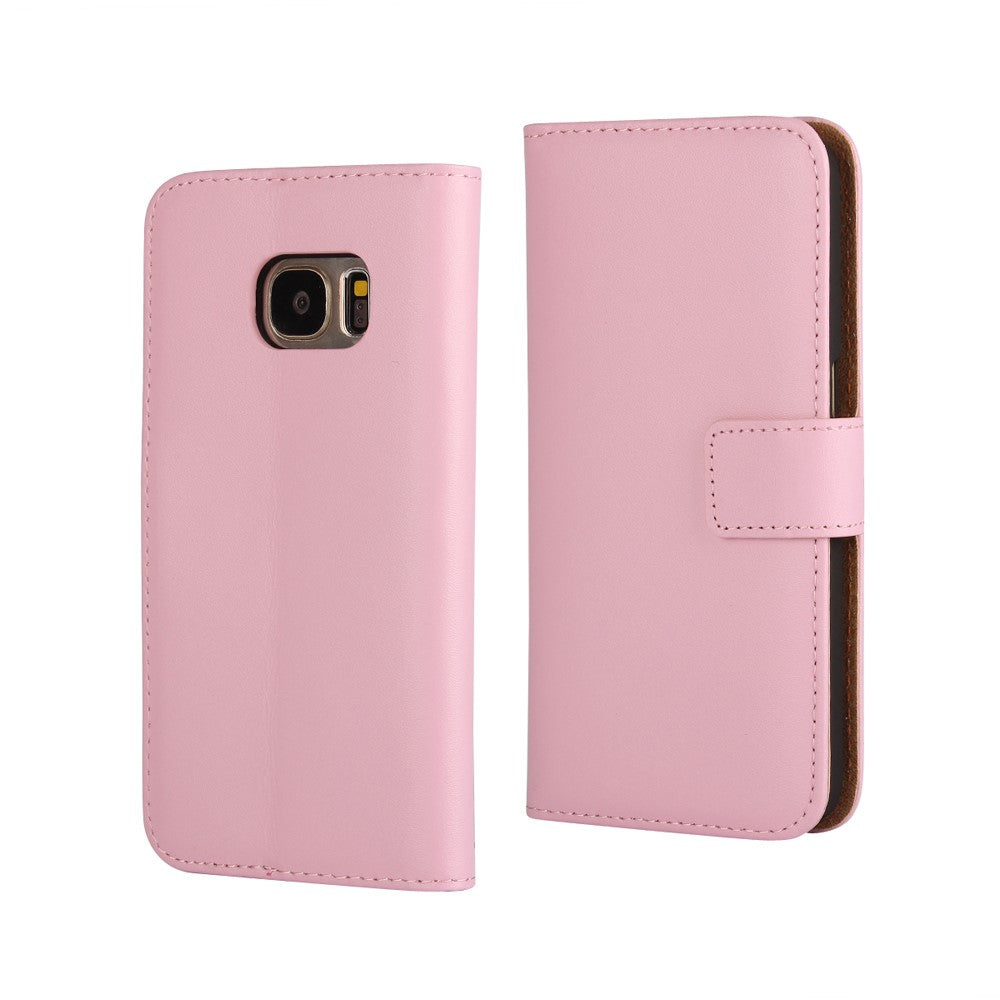 Wallet Case für Samsung Galaxy S7 G930 Genuine Split Echt Leder