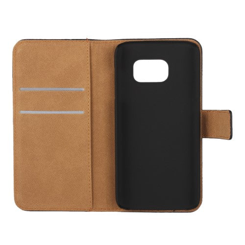 Wallet Case für Samsung Galaxy S7 G930 Genuine Split Echt Leder
