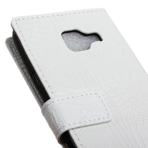 Wallet Case für Samsung Galaxy A3 A310 (2016) Crocodile Skin Kroko Muster
