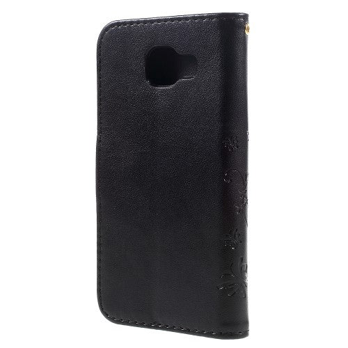 Wallet Case für Samsung Galaxy A3 A310 (2016) Butterfly Flower Motiv