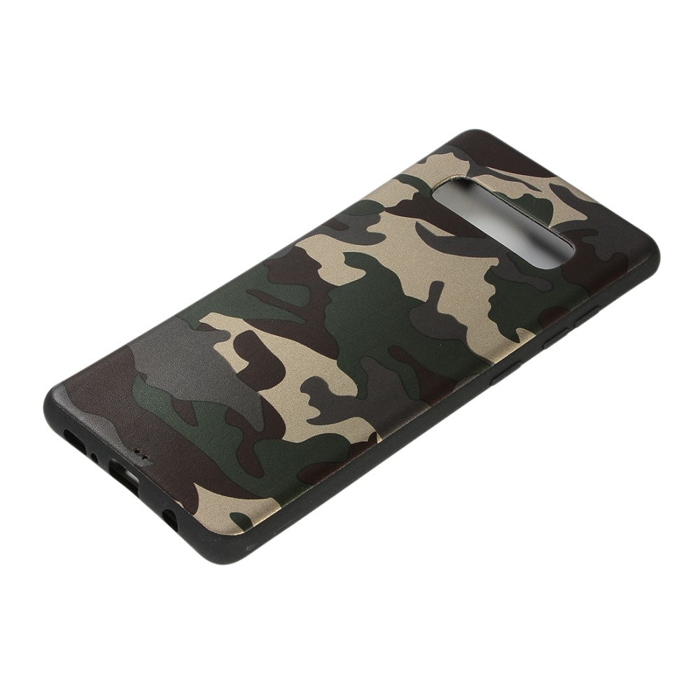 TPU Case für Samsung Galaxy S10+ PLUS Camouflage Muster Flexi Handyhülle