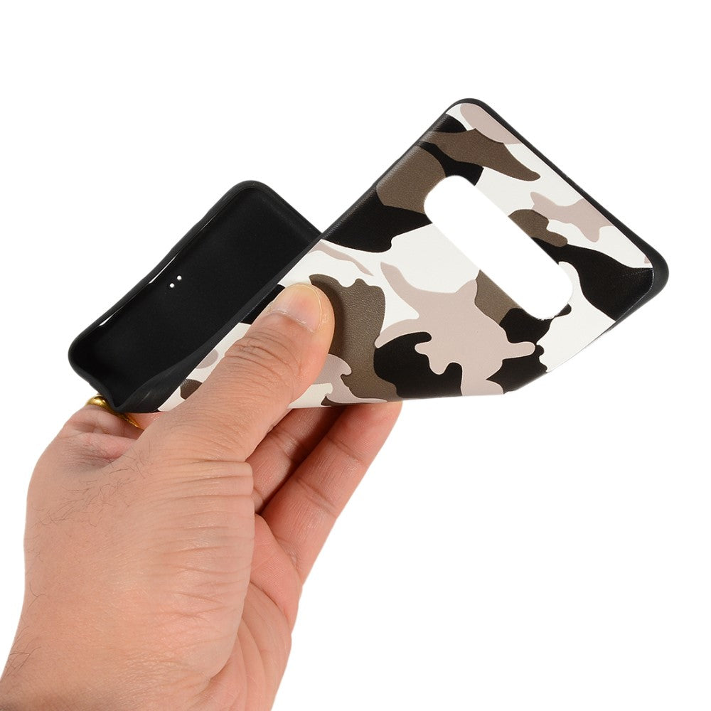TPU Case für Samsung Galaxy S10+ PLUS Camouflage Muster Flexi Handyhülle