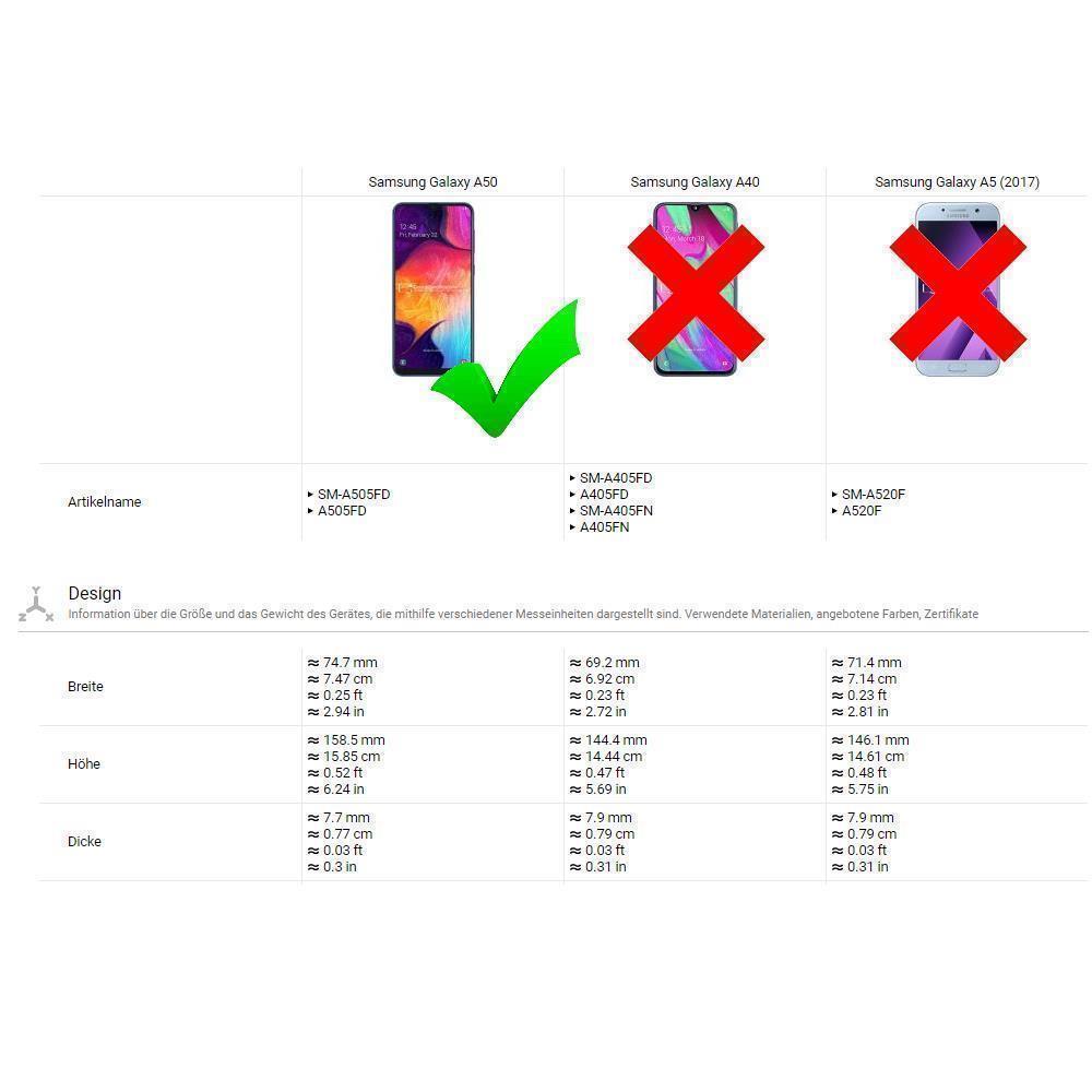 TPU Case für Samsung Galaxy A50 Camouflage Muster Flexi Handyhülle