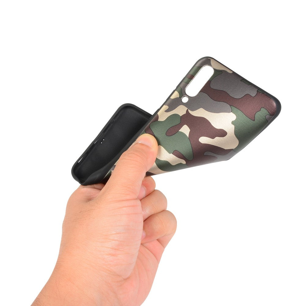 TPU Case für Samsung Galaxy A50 Camouflage Muster Flexi Handyhülle