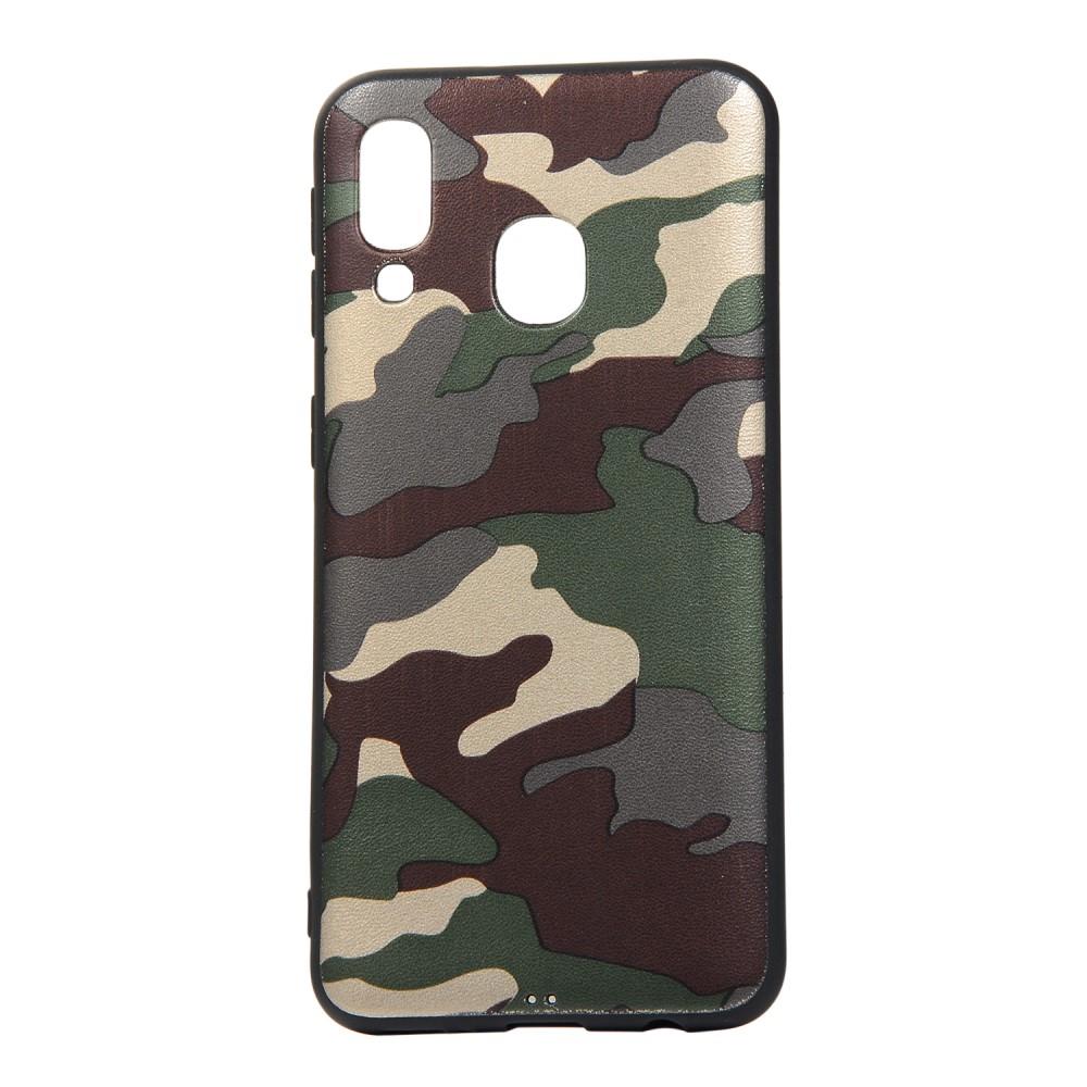 TPU Case für Samsung Galaxy A40 Camouflage Muster Flexi Handyhülle