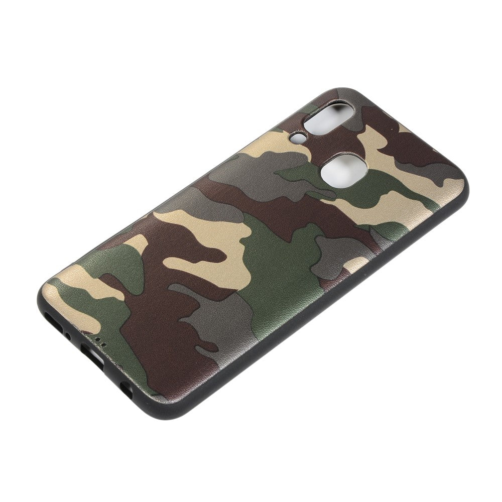TPU Case für Samsung Galaxy A40 Camouflage Muster Flexi Handyhülle