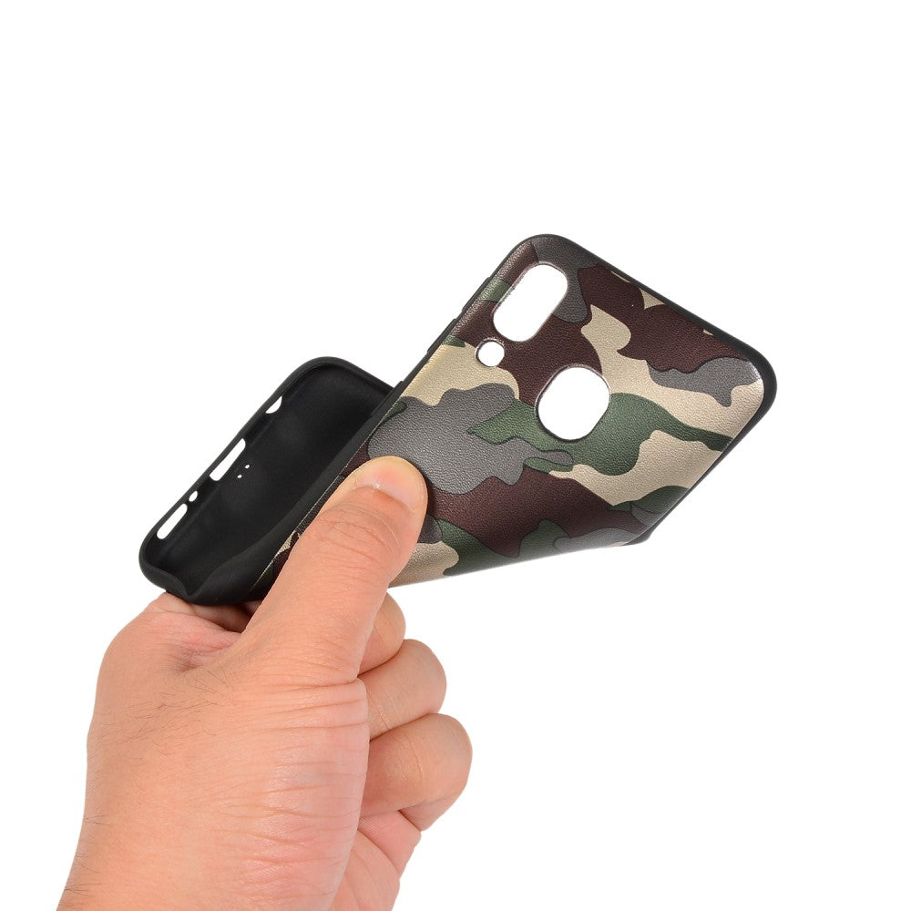 TPU Case für Samsung Galaxy A40 Camouflage Muster Flexi Handyhülle