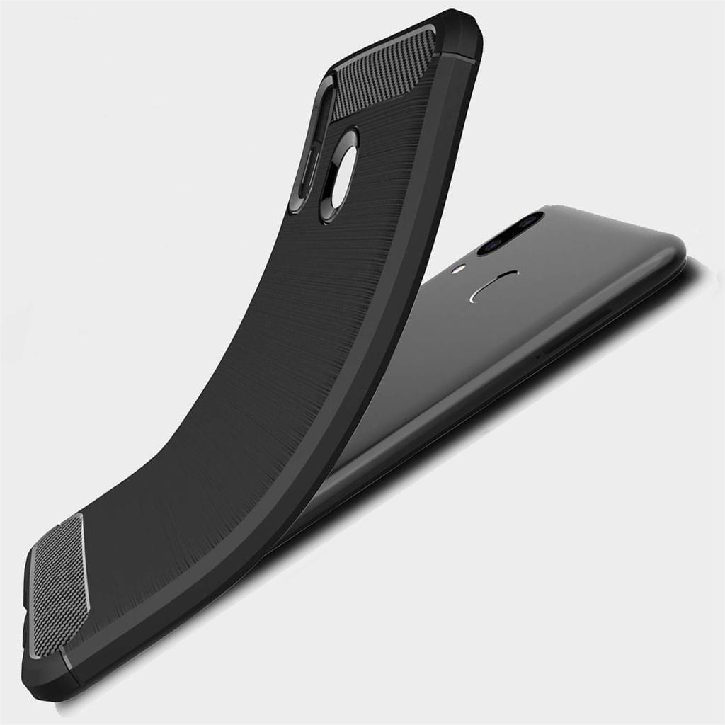 TPU Case für Samsung Galaxy A20e Carbon Skin Brushed Hülle