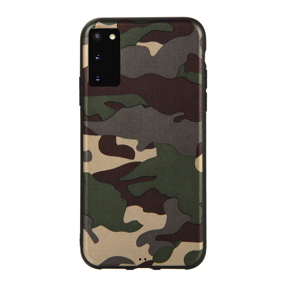 TPU Case für Samsung Galaxy S20 Camouflage Muster Flexi Handyhülle Army Cover