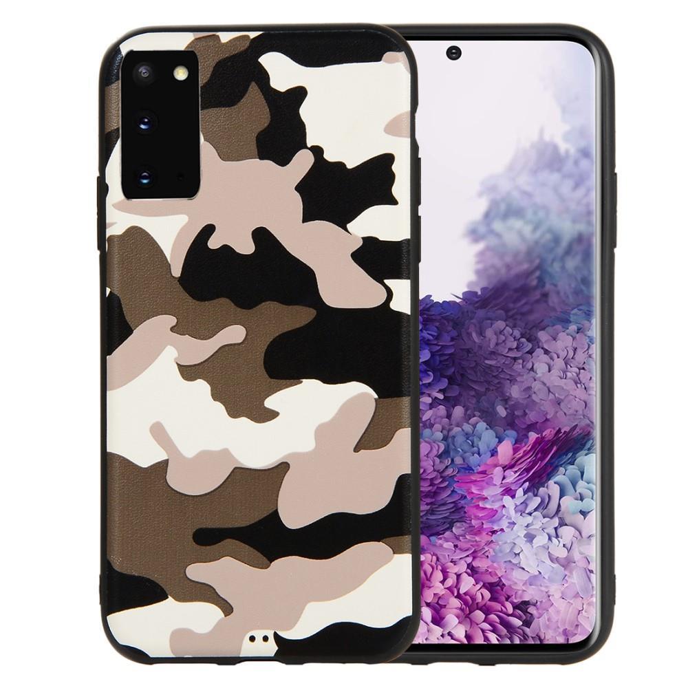 TPU Case für Samsung Galaxy S20 Camouflage Muster Flexi Handyhülle Army Cover