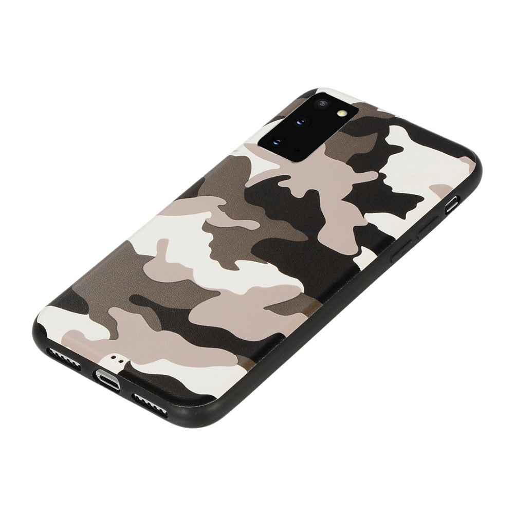 TPU Case für Samsung Galaxy S20 Camouflage Muster Flexi Handyhülle Army Cover