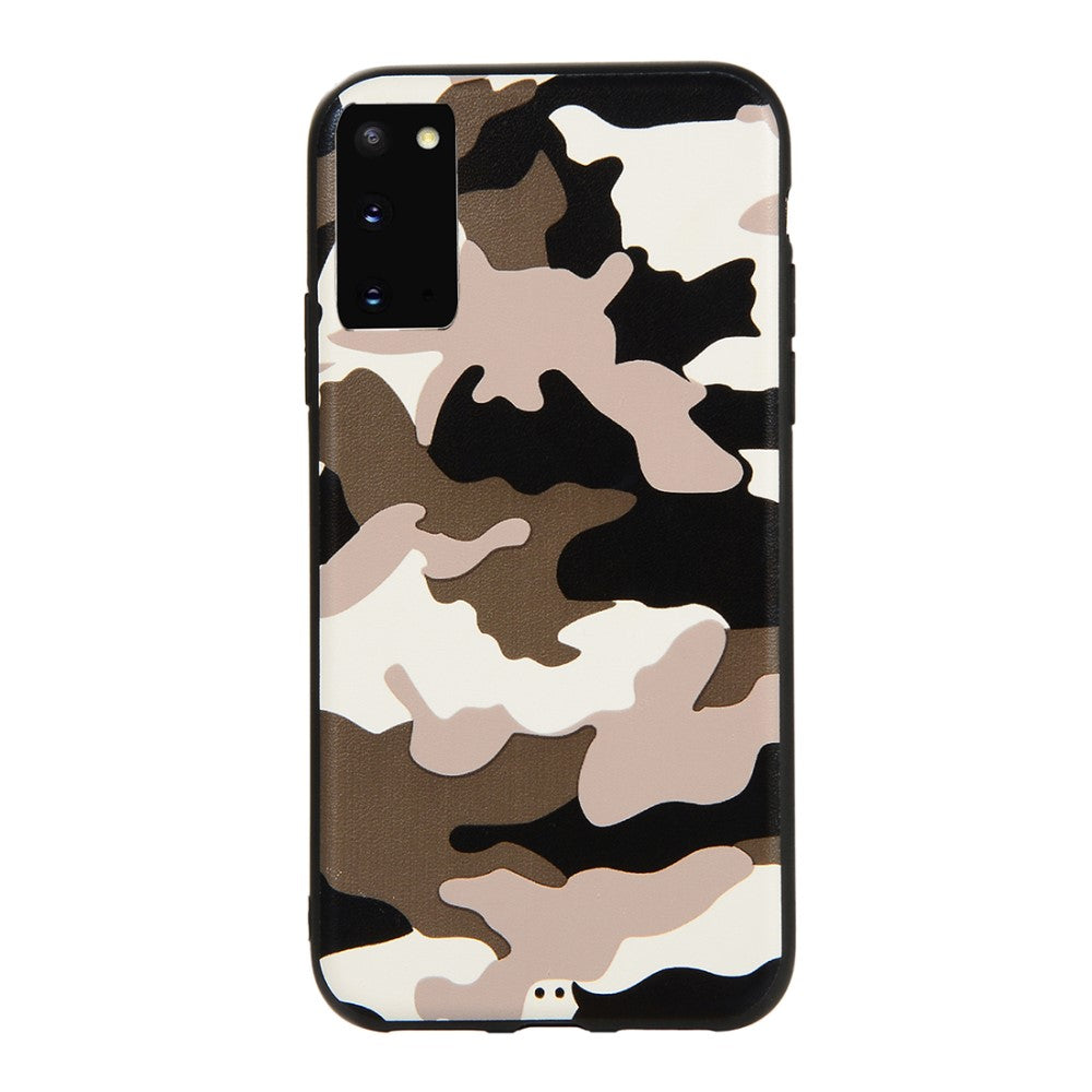 TPU Case für Samsung Galaxy S20 Camouflage Muster Flexi Handyhülle Army Cover