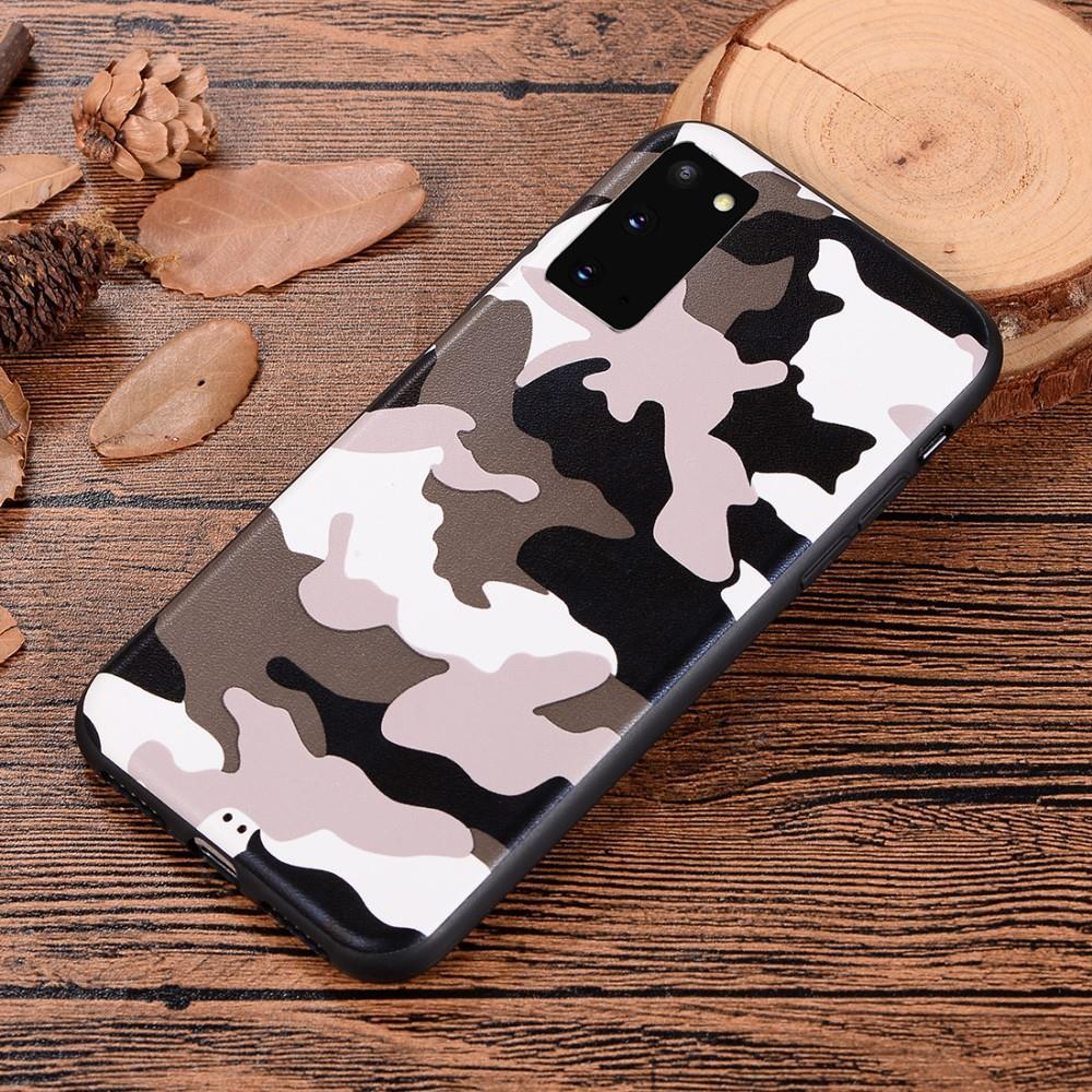 TPU Case für Samsung Galaxy S20 Camouflage Muster Flexi Handyhülle Army Cover