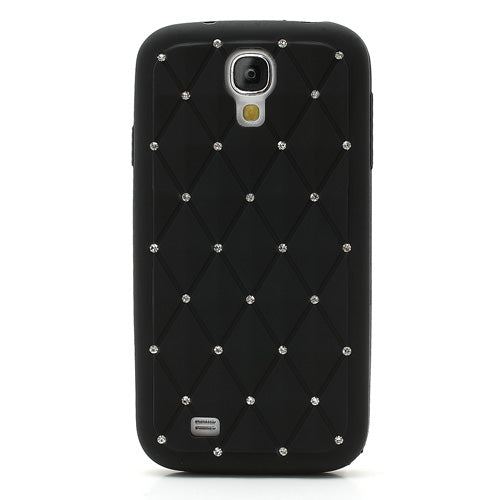 Silikon Case für Samsung Galaxy S4 I9500 I9505 Rhinestone Rhombus