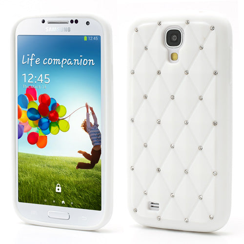 Silikon Case für Samsung Galaxy S4 I9500 I9505 Rhinestone Rhombus
