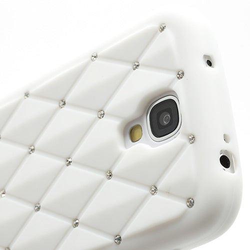 Silikon Case für Samsung Galaxy S4 I9500 I9505 Rhinestone Rhombus