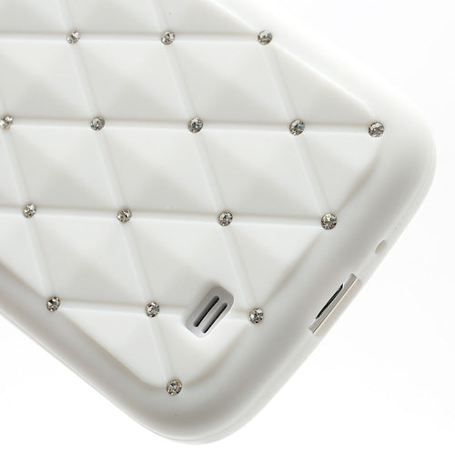 Silikon Case für Samsung Galaxy S4 I9500 I9505 Rhinestone Rhombus