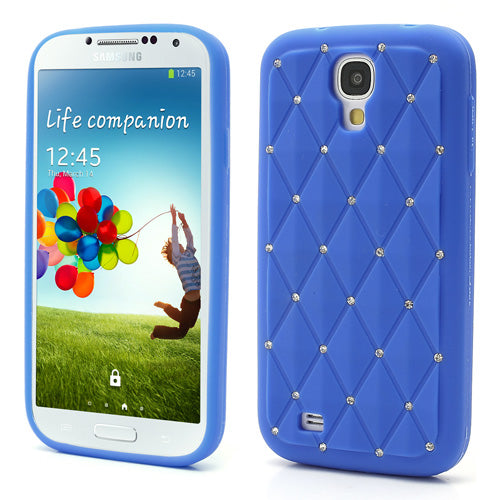 Silikon Case für Samsung Galaxy S4 I9500 I9505 Rhinestone Rhombus