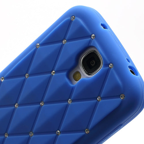 Silikon Case für Samsung Galaxy S4 I9500 I9505 Rhinestone Rhombus