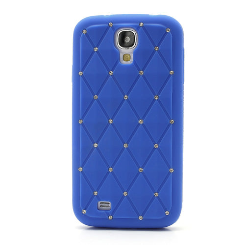 Silikon Case für Samsung Galaxy S4 I9500 I9505 Rhinestone Rhombus