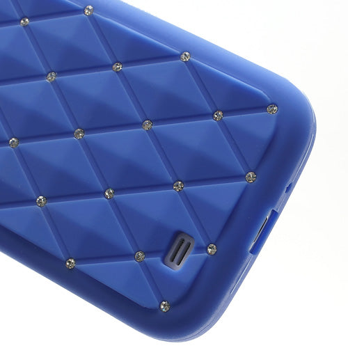 Silikon Case für Samsung Galaxy S4 I9500 I9505 Rhinestone Rhombus