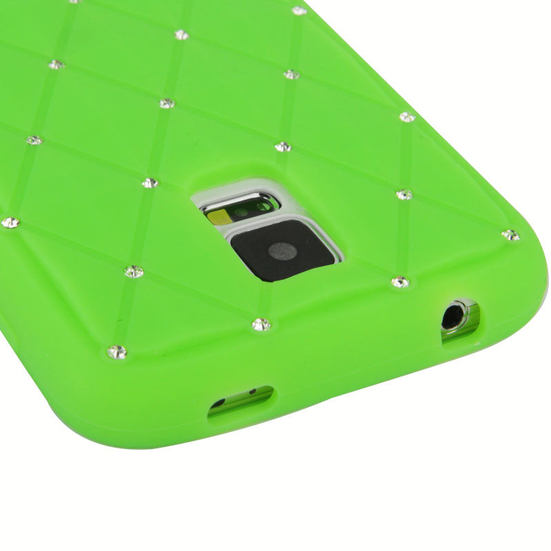 Silikon Case für Samsung Galaxy S5 Rhinestone Rhombus